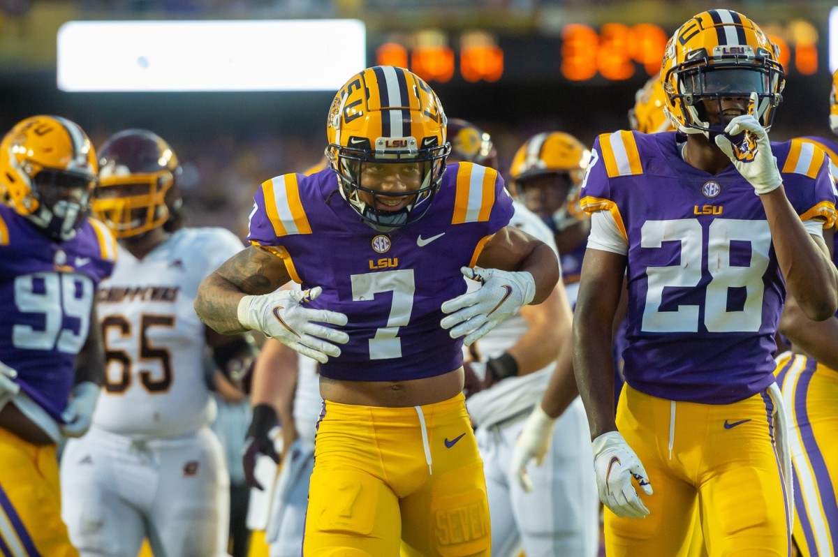 LSU cornerback Derek Stingley Jr.